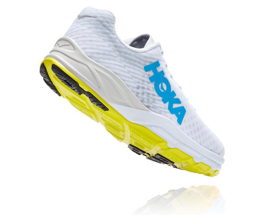 Hoka One One Evo Carbon Rocket Löparskor Herr - Vita - NGIWR-8037